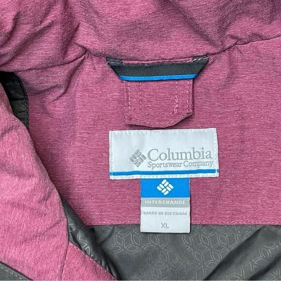 Columbia Pink Outdoor Lightweight Jacket Size XL Waterproof - Picture 7 of 9